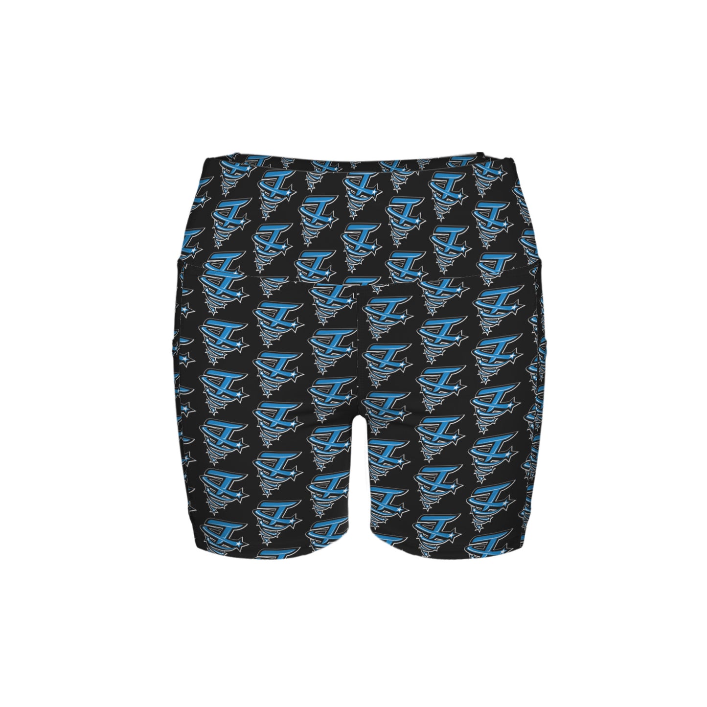 High Waist Deep Pockets Yoga Shorts