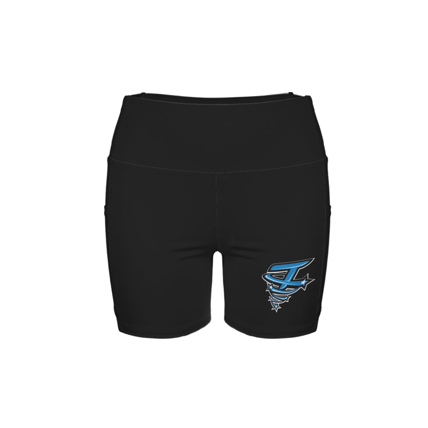 High Waist Deep Pockets Yoga Shorts