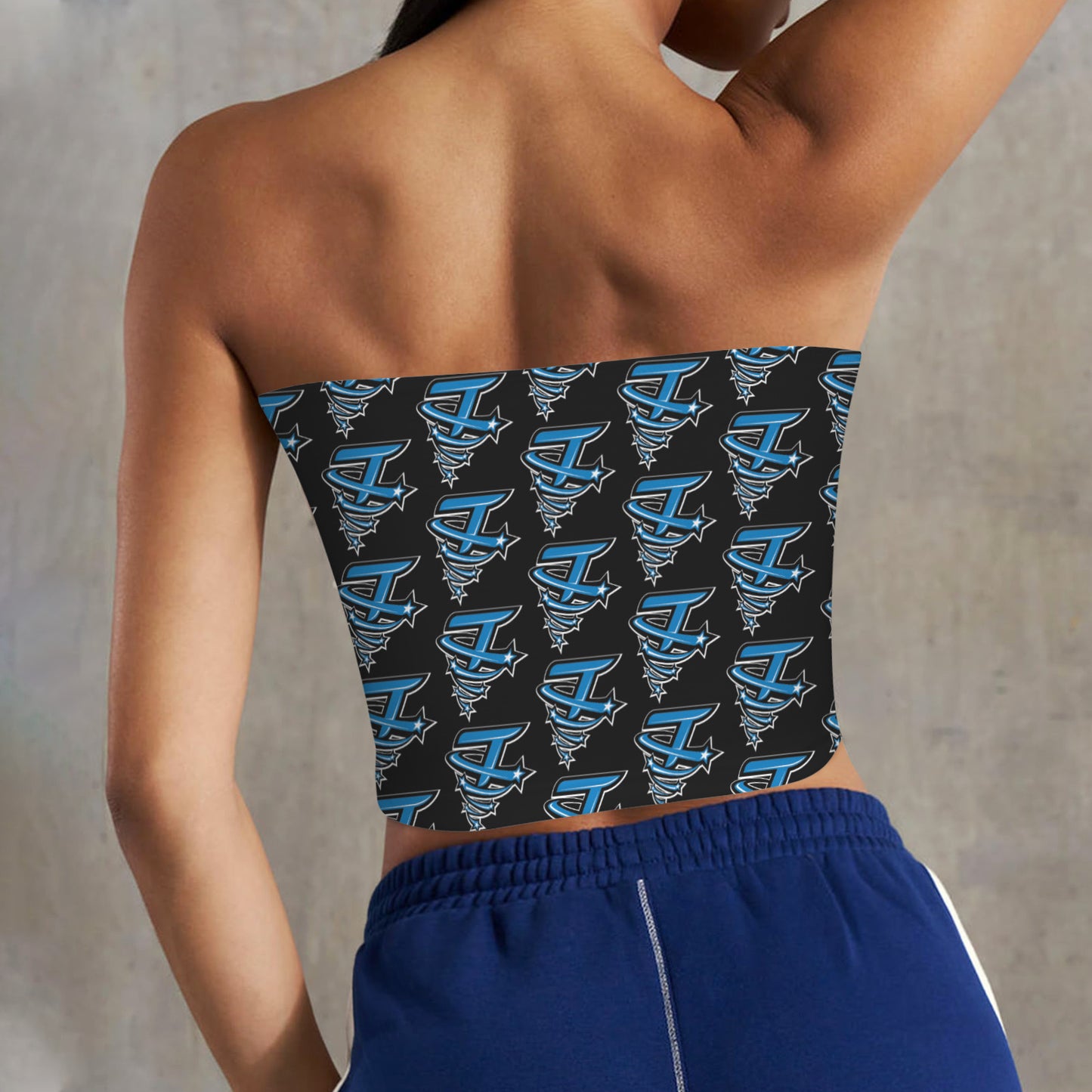 Basic Backless Tube Crop Top