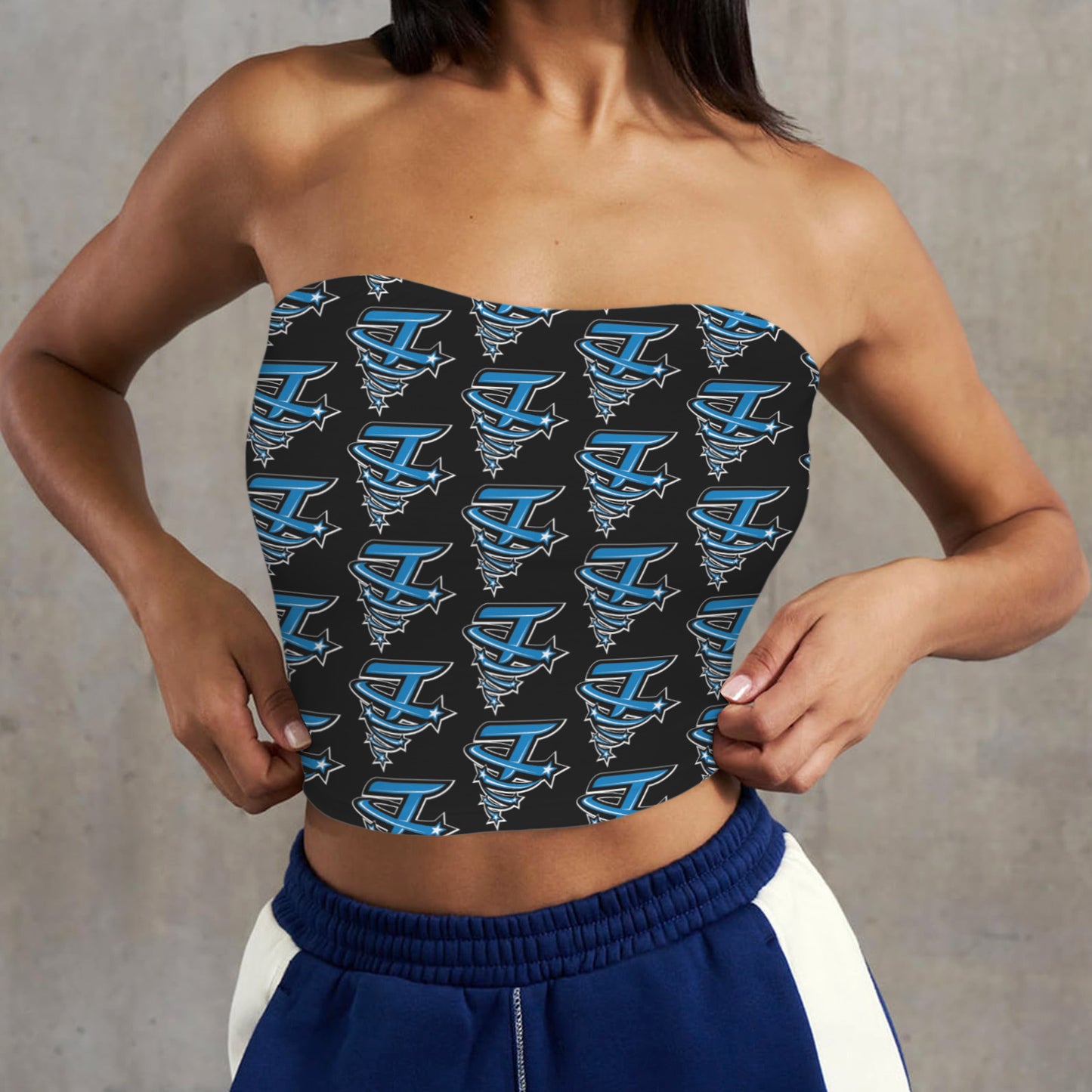 Basic Backless Tube Crop Top