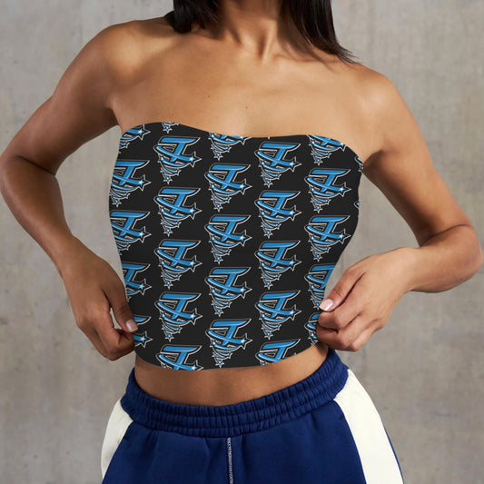 Basic Backless Tube Crop Top